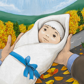 Маруся родилась