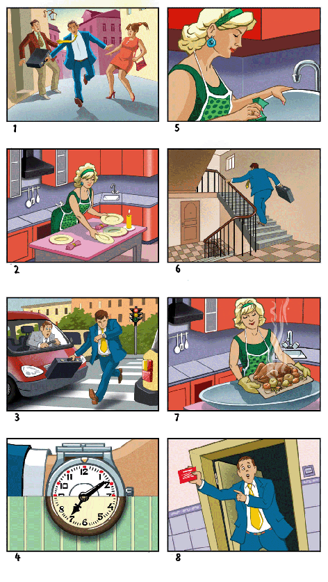 Сториборд для рекламного ролика. :)))