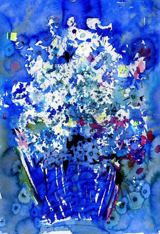 Синяя корзина