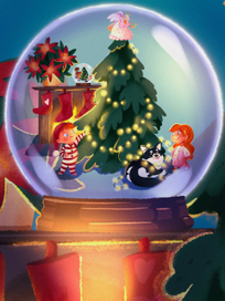 мир в волшебном шаре