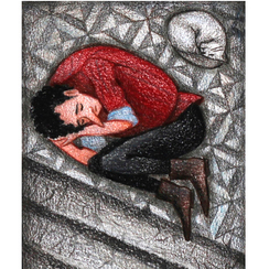 Иллюстрация для сказки Вильгельма Гауфа "Карлик Нос"