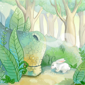 Кого нашел зайчик в лесу?