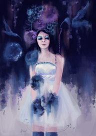 Фиолетовые цветы