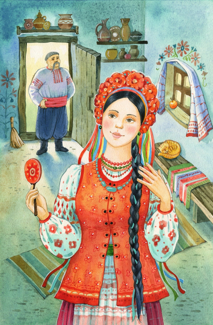 к повести Н.В.Гоголя"Сорочинская ярмарка",издательство ЭКСМО