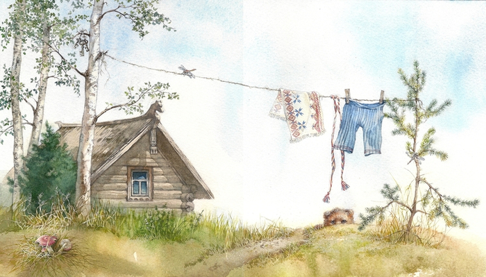 Домик в лесу)