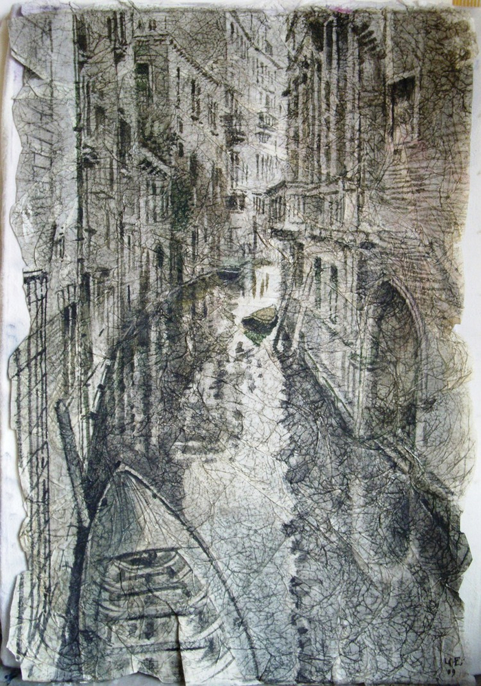 Венеция.Сумерки 70х43