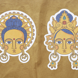 будда стикер