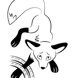 Лисёнок Фук попал в капкан