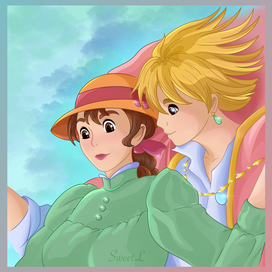Fan Art Anime - Howl's Moving Castle Hauru no ugoku shiro