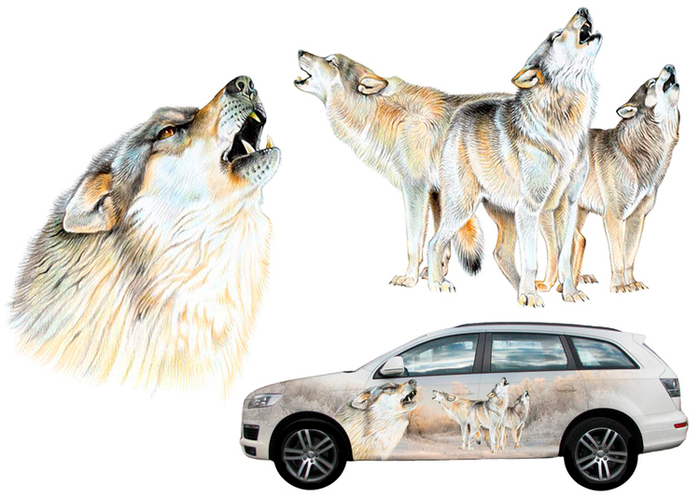 Волки (левая сторона)