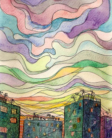 Дома напротив