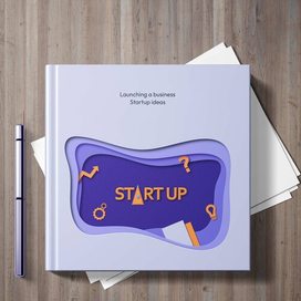 Обложка в стиле Paper cut