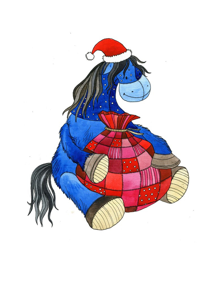 лошадка к новому году , дизайн игрушки с конфетами