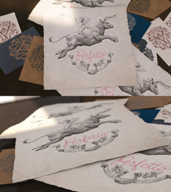 Горячий пресс, высокая печать, самодельная бумага