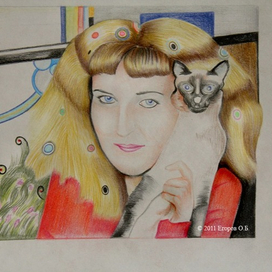 Девушка с кошкой