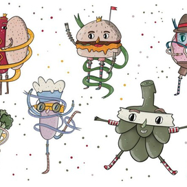 Стикер-пак Вкусняшки