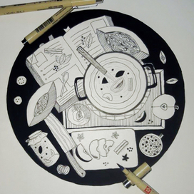 Композиция в круге