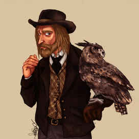 охотник с совой