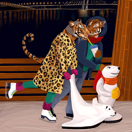 Каток у моря