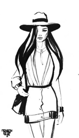 Набросок тушью