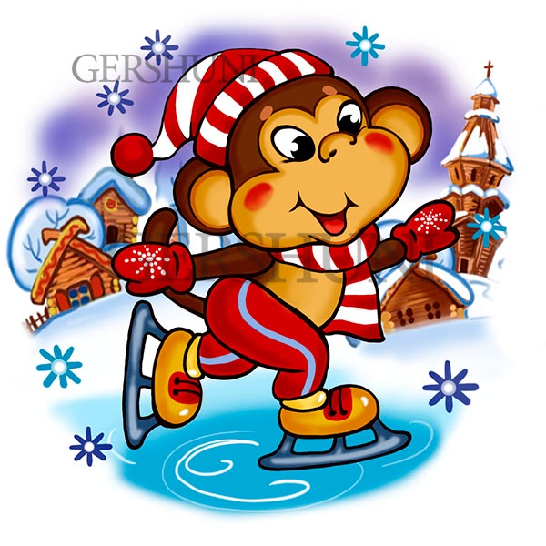 Обезьянка-символ года 2016!