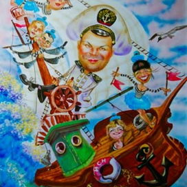 Шарж к 23 февраля