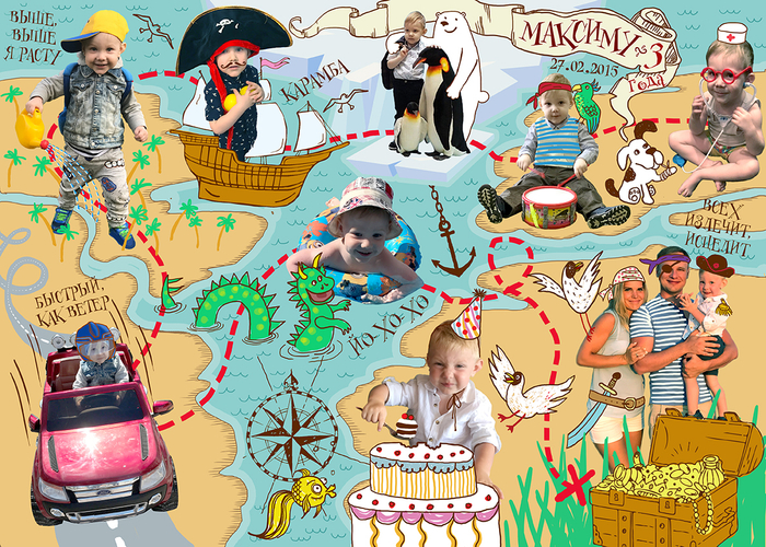 Пиратская карта.