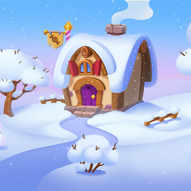 Фон для игры "Долина сладостей"