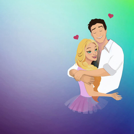 Влюбленная пара 