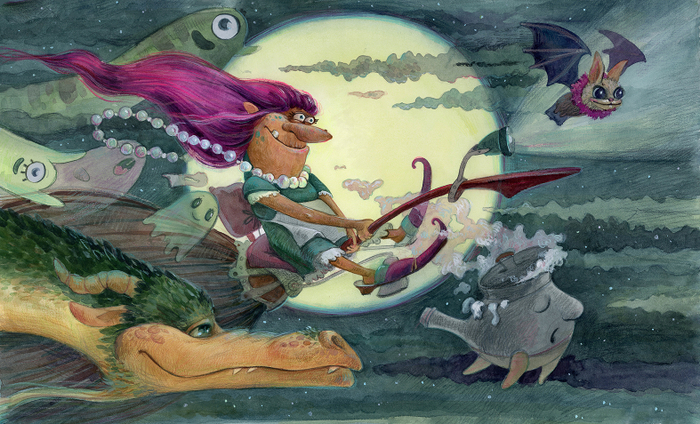 Ночная прогулка.