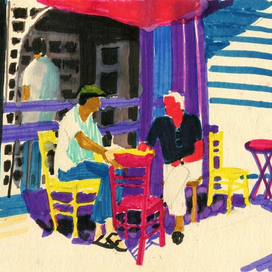 Кафе в Афинах