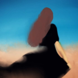 Девушка в пустыне