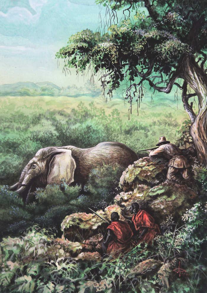 Белый охотник...