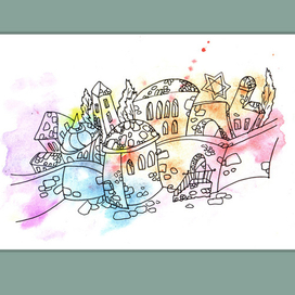 старый город.