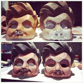 маски для спектакля "Петя и волк"