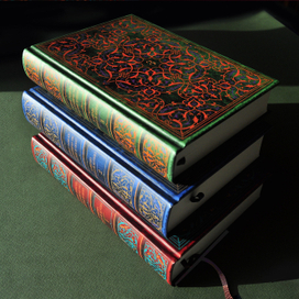 “Личные записки капитана Ричарда Ф. Бертона о паломничестве в Медину и Мекку”, обложка трёхтомника.