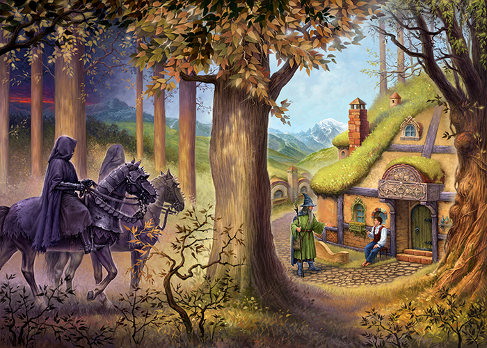 Обложка к книге Д. Толкиена "Властелин колец. Братство кольца"