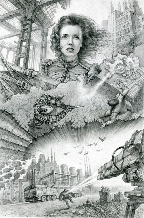 Иллюстрация к произведению А. Зорич "Стальной лабиринт" Издательство "Тактикал Пресс"