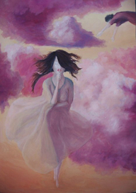 Девушка в облаках