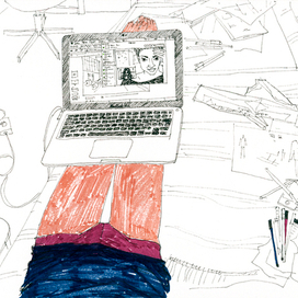 разговор по скайпу