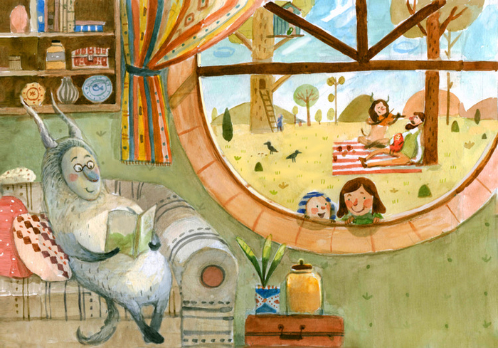 "Зоки и Бада" форзац