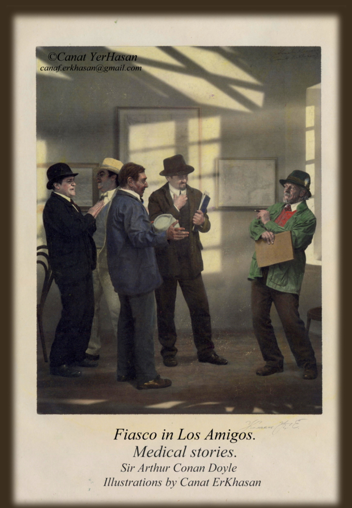 Иллюстрация к книге "Фиаско в Лос Амигос" Артур Конан Дойл.