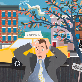 Приложение Compass обескураживает Нью-Йоркских риэлторов  