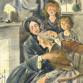 Иллюстрация к роману Элизабет Гаскелл "Север и Юг"