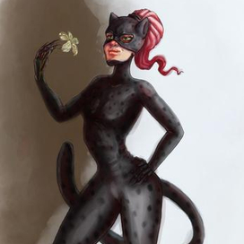 Женщина кошка