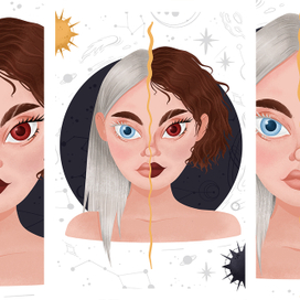 Иллюстрация для журнала "Отражение"