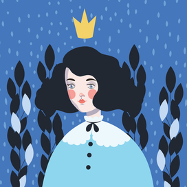 Голубой свитер