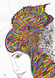 Графическая абстракция Карачевцевой Юли