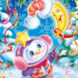 Для новогодней коробки..следующая сторона