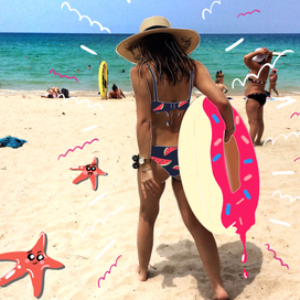 Иллюстрации по фото в стиле поп-арт